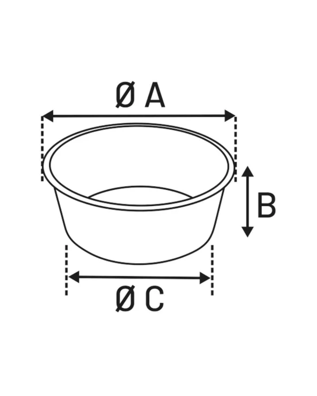 Eet- en drinkpot Bubo Rond Blauw & Grijs - 625ml
