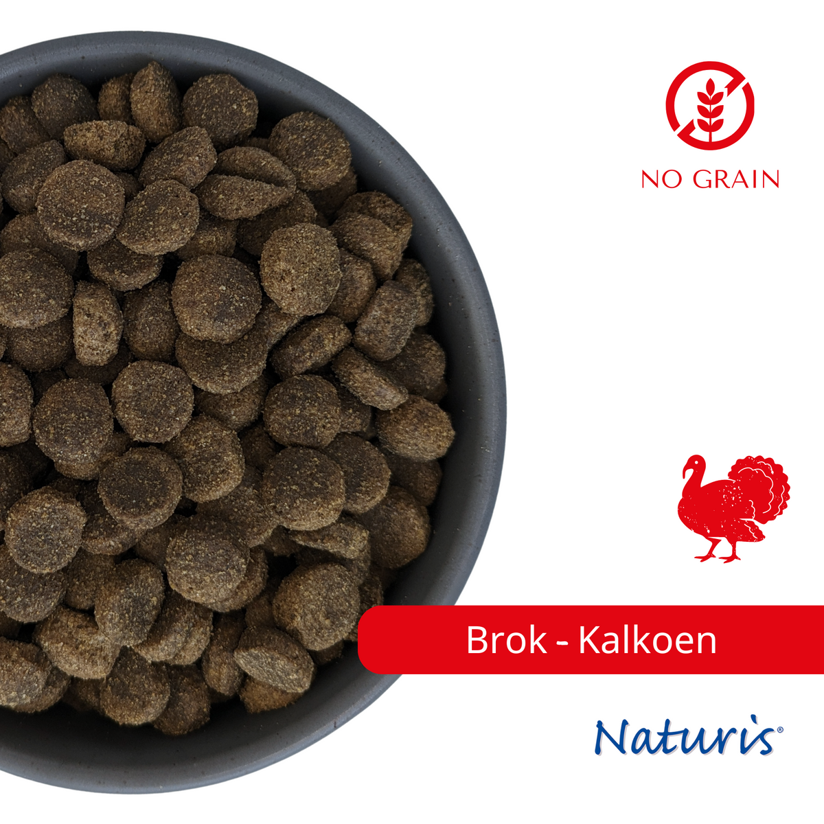 Naturis Kalkoen 3kg (graanvrij)