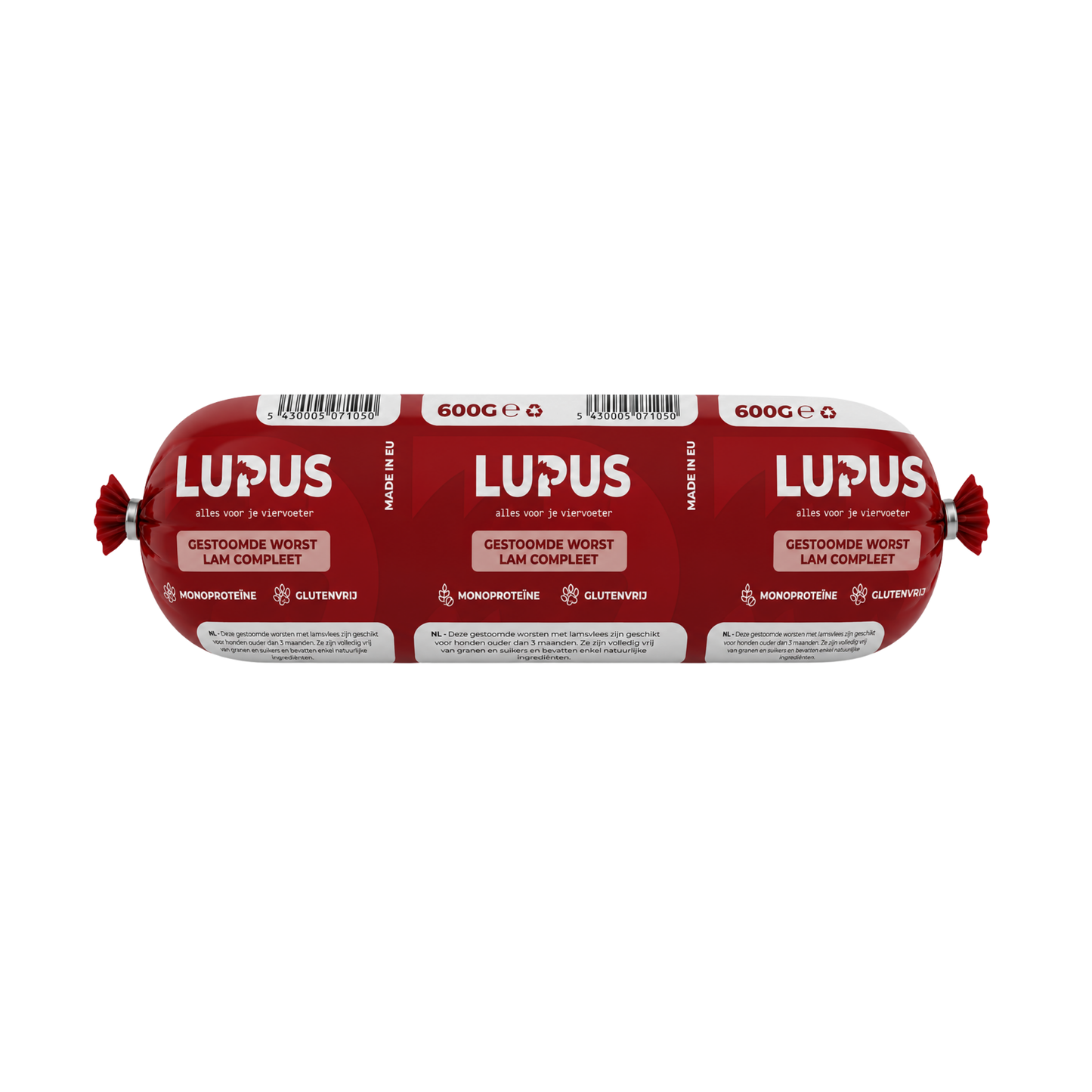 Gestoomde worst Lam - LUPUS