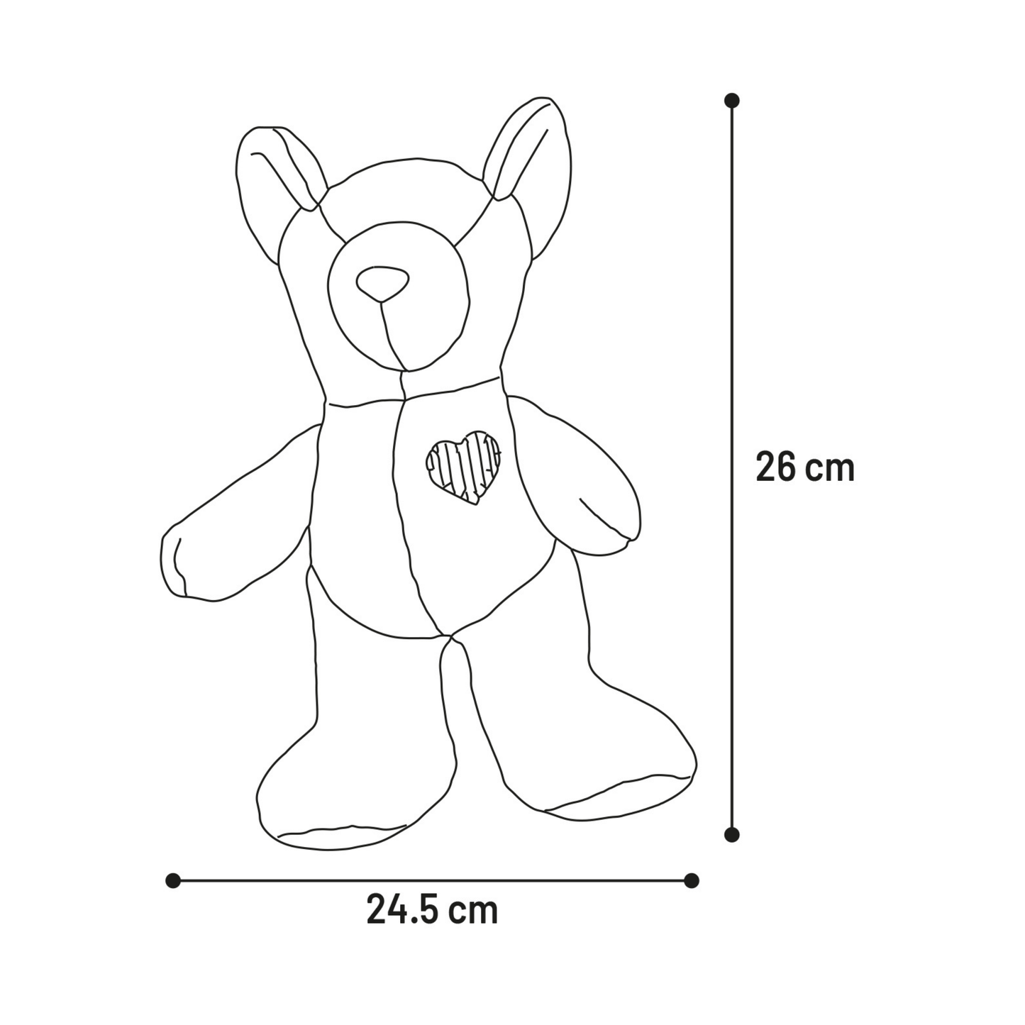 Knuffel Beer Softo Bruin