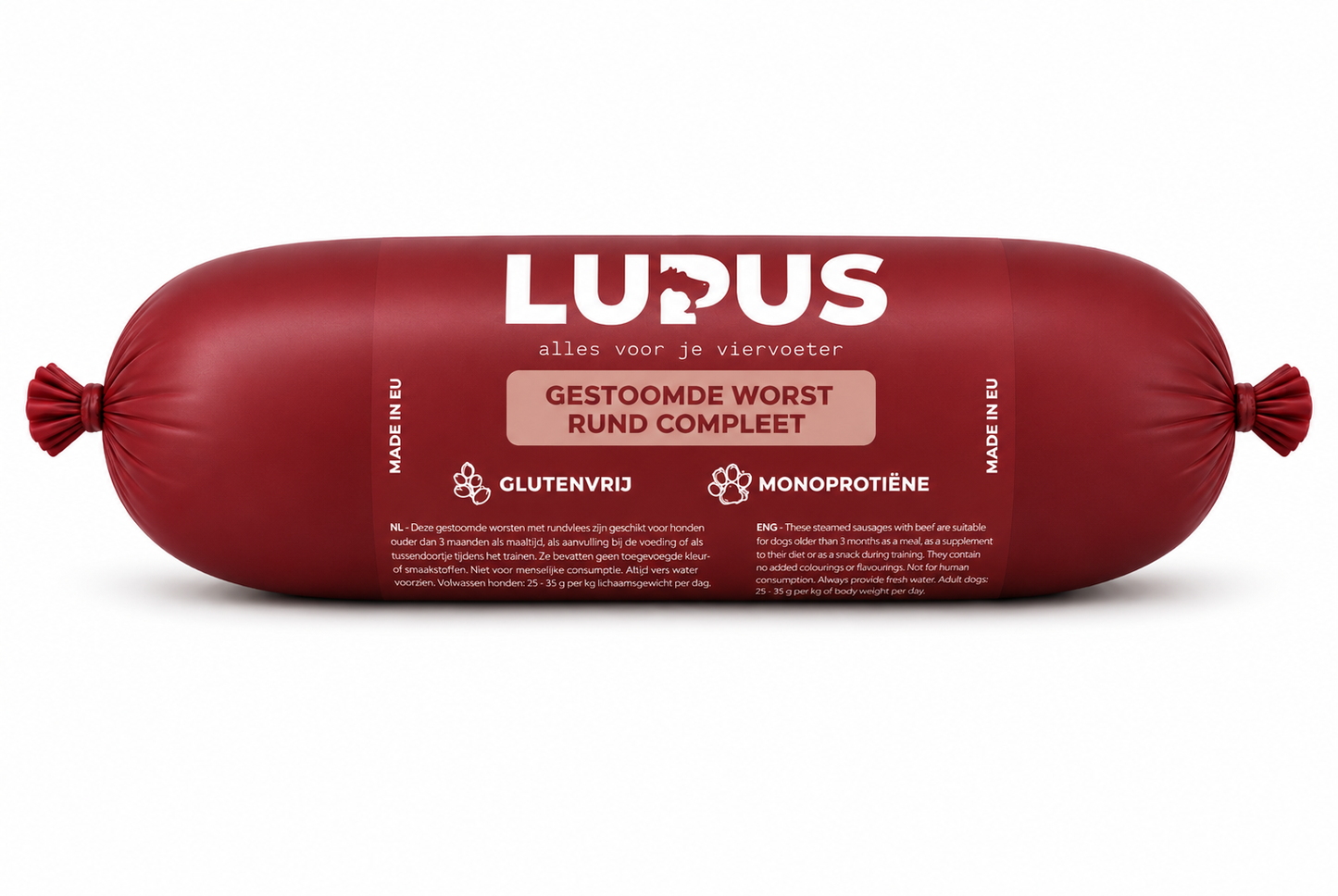 Gestoomde worst Rund - LUPUS