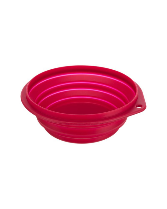 Voer/Waterbak voor Onderweg - 1L Rood