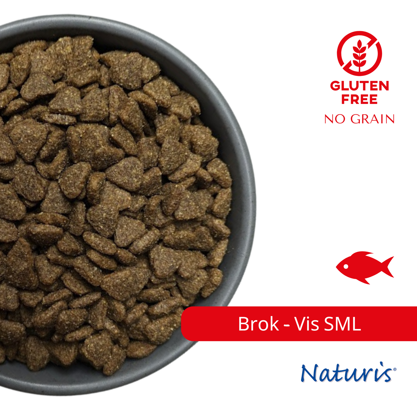 Naturis Vis SML 15kg graan en gluten vrij