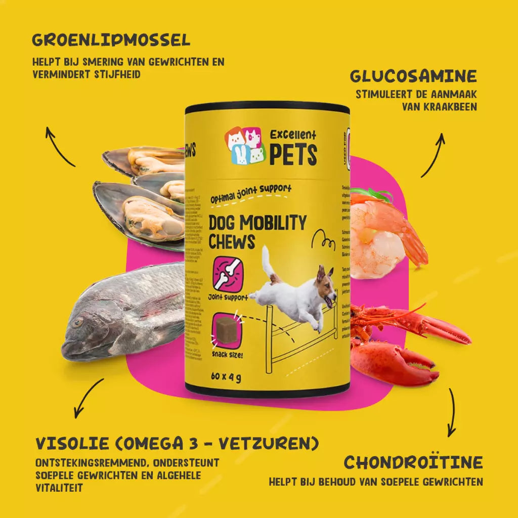 Excellent Pets Dog Mobility Soft Chews 60 Treats