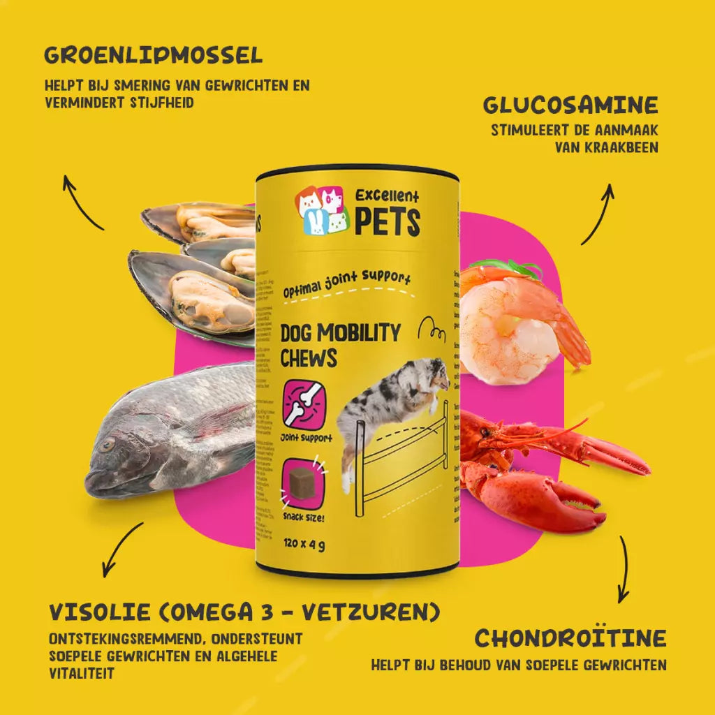 Excellent Pets Dog Mobility Soft Chews 120 Treats