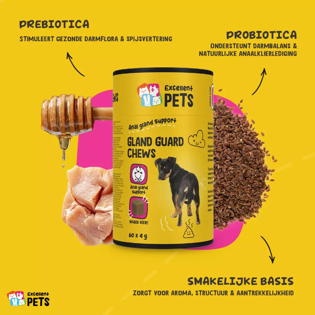 Excellent Pets Gland Guard Soft Chews 60 Treats