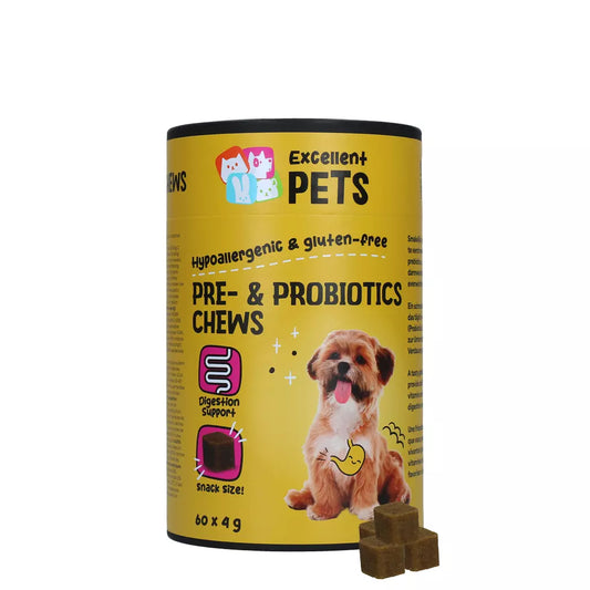 Excellent Pets Pre- & Probiotics Chews 60 Treats