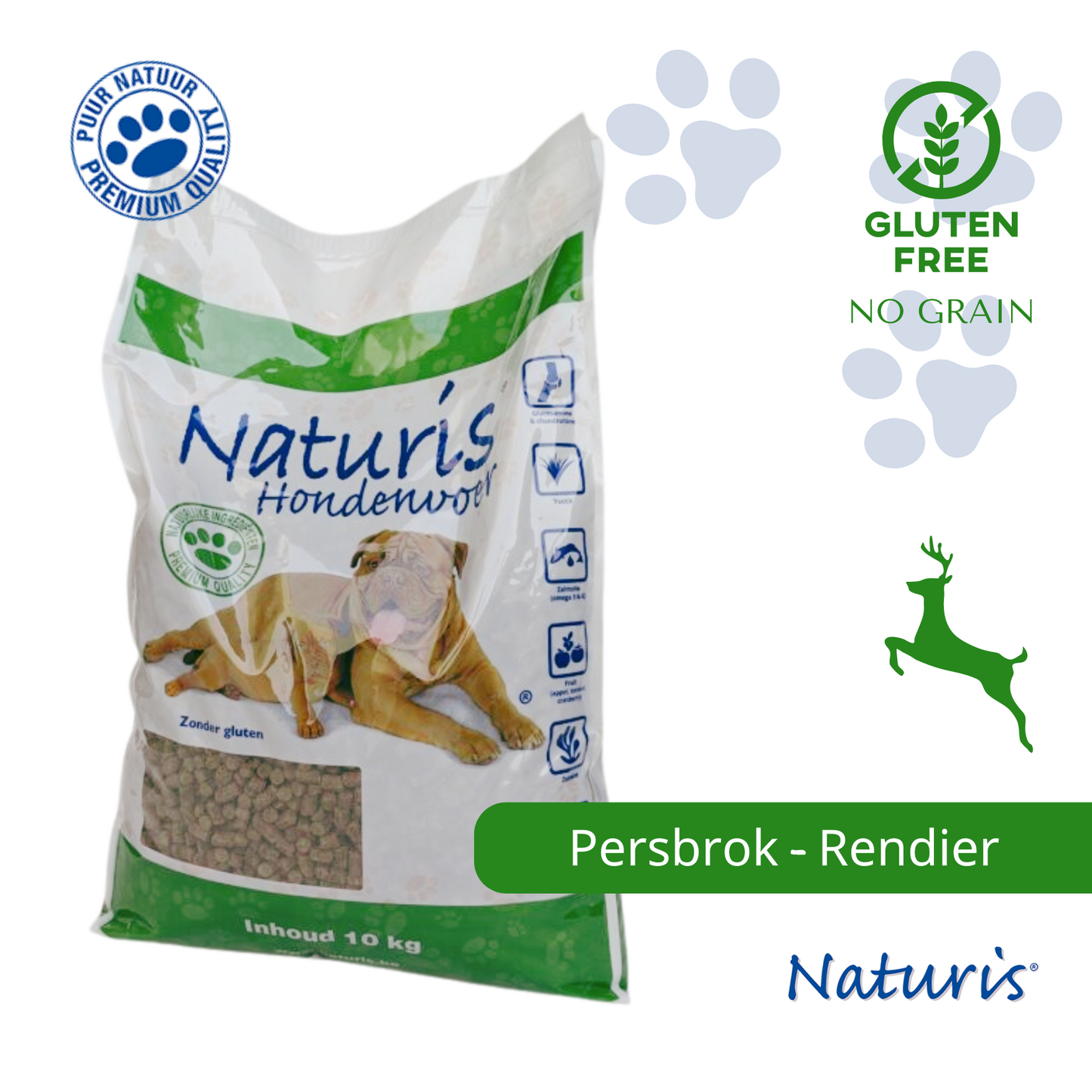 Naturis Rendier 10kg (graanvrij)