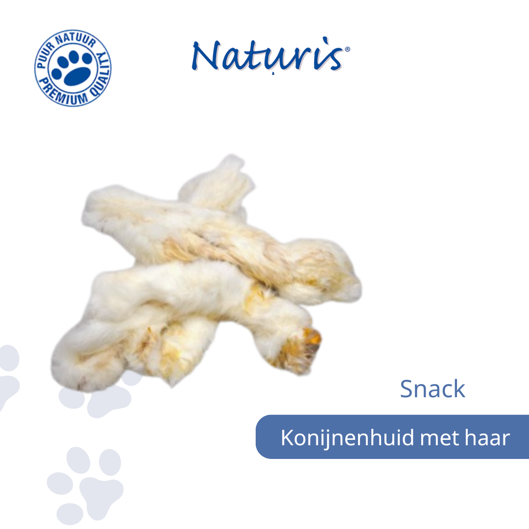 Naturis Konijnenhuid met haar 200gr