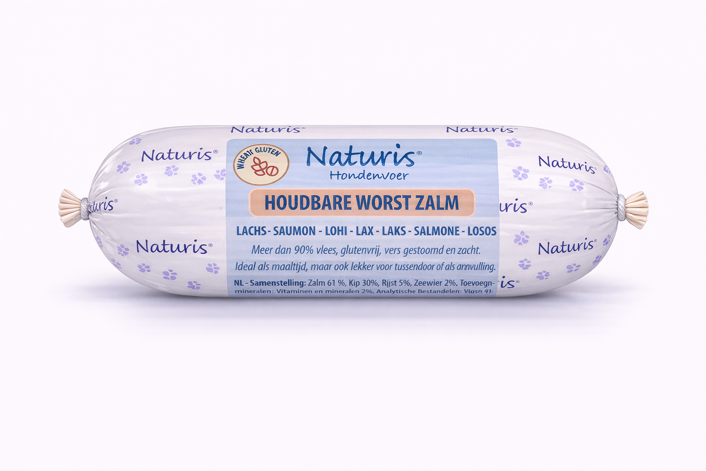 Saucisson longue conservation Naturis Saumon 650 gr