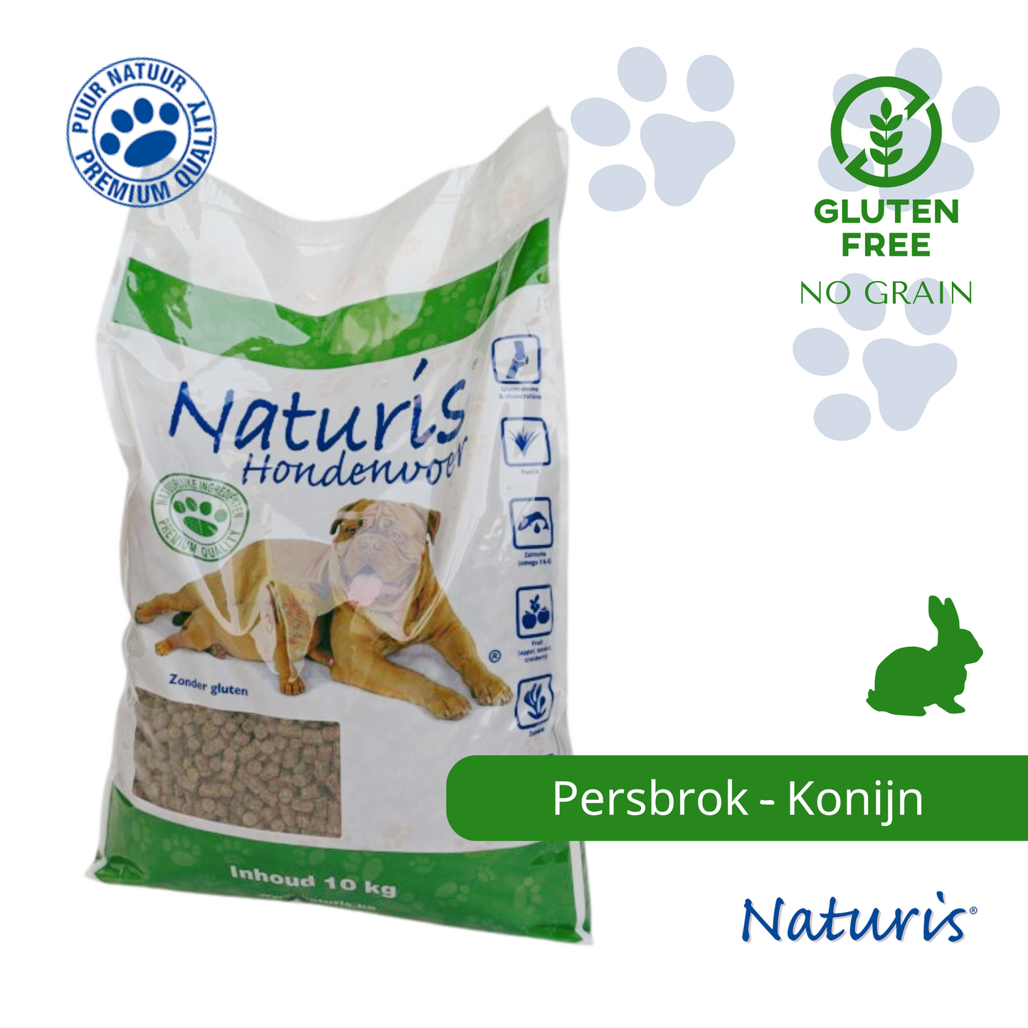 Naturis Konijn 10kg (graanvrij)