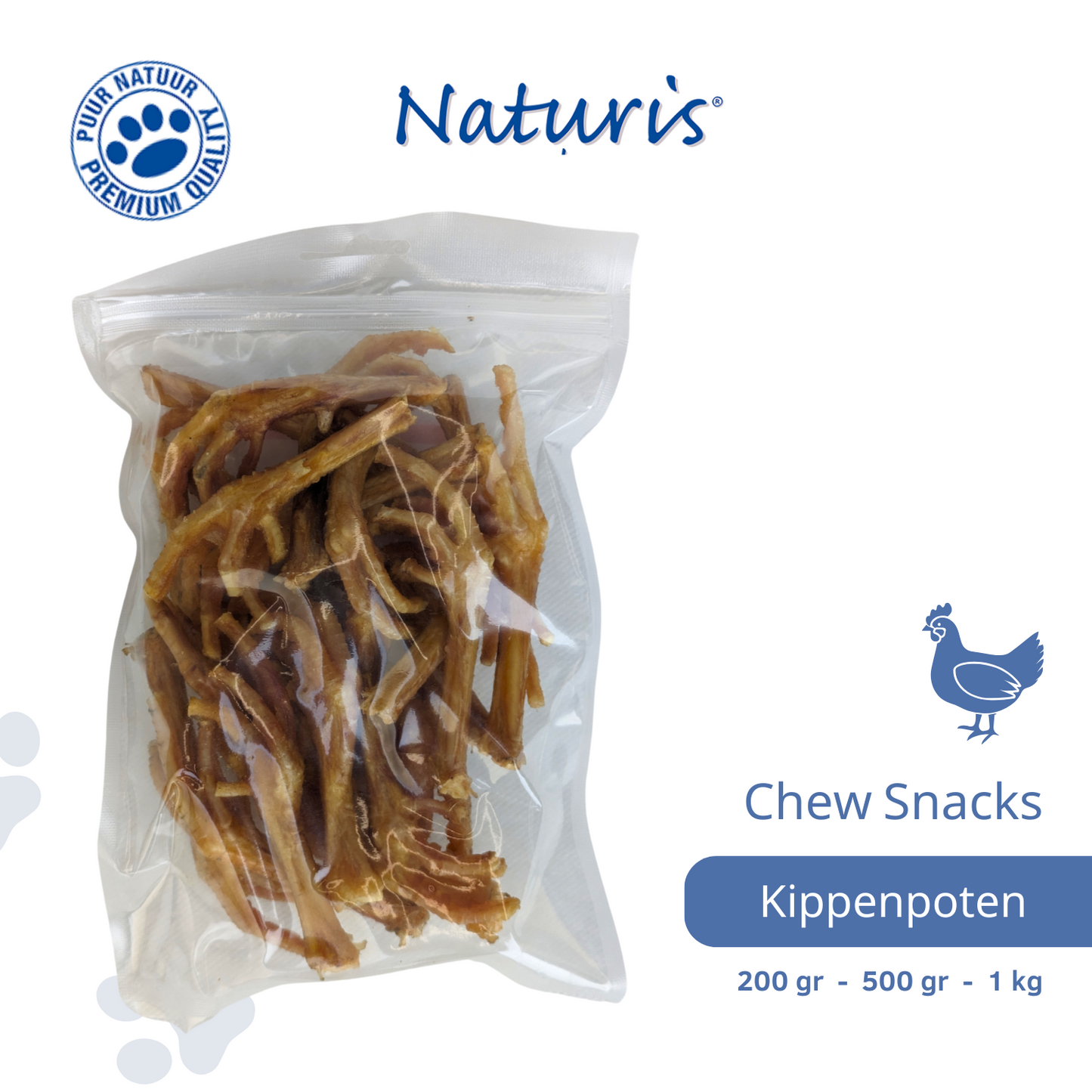 Naturis Kippenpoot Natuur 200gr