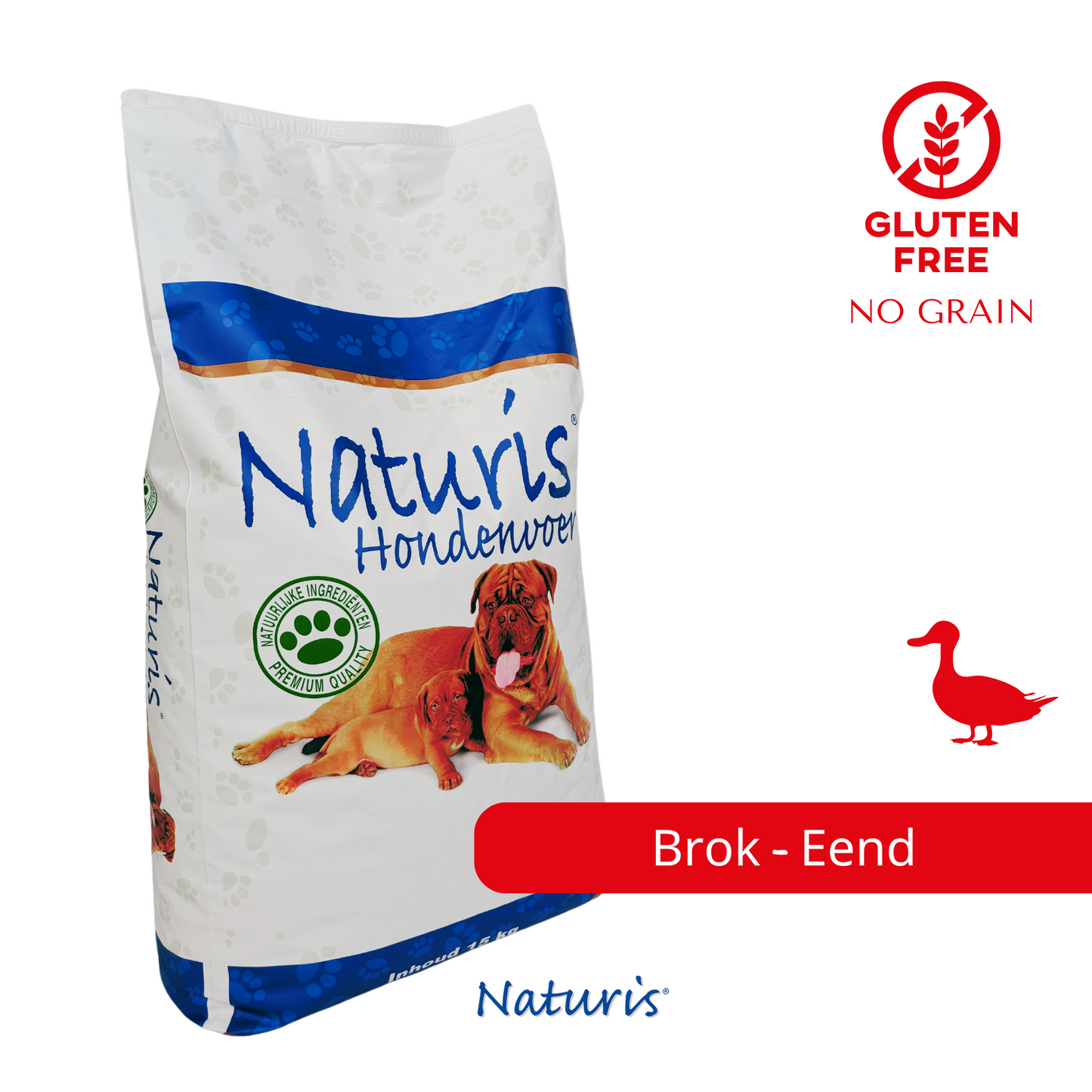 Naturis Eend 15kg (graan- en glutenvrij)