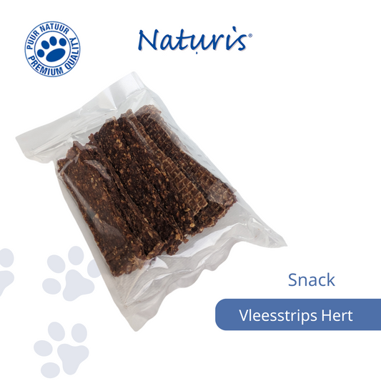 Naturis Vleesstrips Hert 200 gr