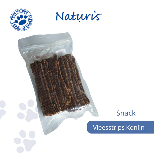 Naturis Meat Strips Rabbit 500 gr