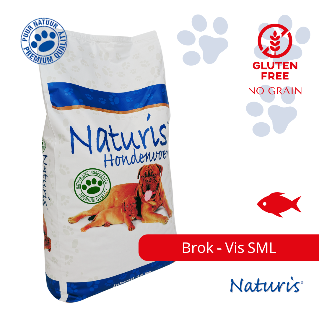 Naturis Vis SML 15kg graan en gluten vrij