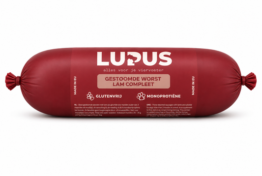 Gestoomde worst Lam - LUPUS