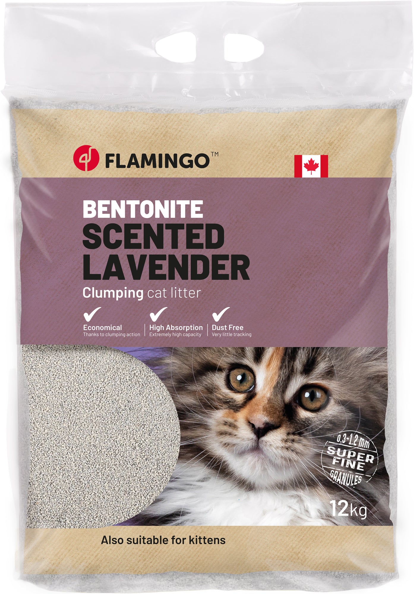 Kattenbakvulling - Lavendel fijn 12KG