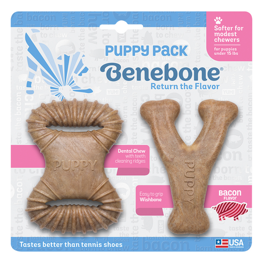 Puppy Pack - Dental Chew & Wishbone Bacon