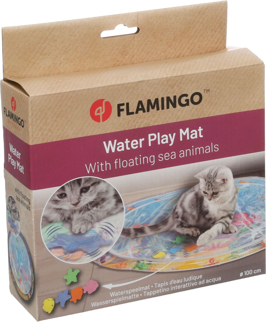 SPEELGOED WATERSPEELMAT BLUB BLAUW 100CM